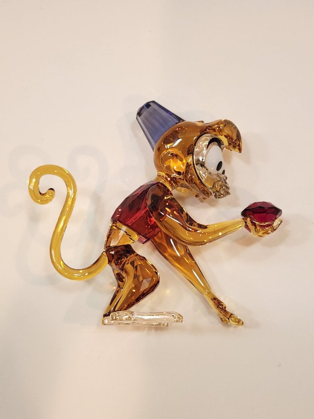 Swarovski Crystal Disney Aladdin ABU Figurine 5610682 MINT Condition With Box